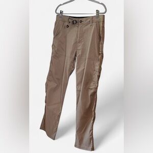 prAna Men's Stretch Zion Pant M4ST30111 Tan MedX30L Hike Fish Camp Beach BBQ